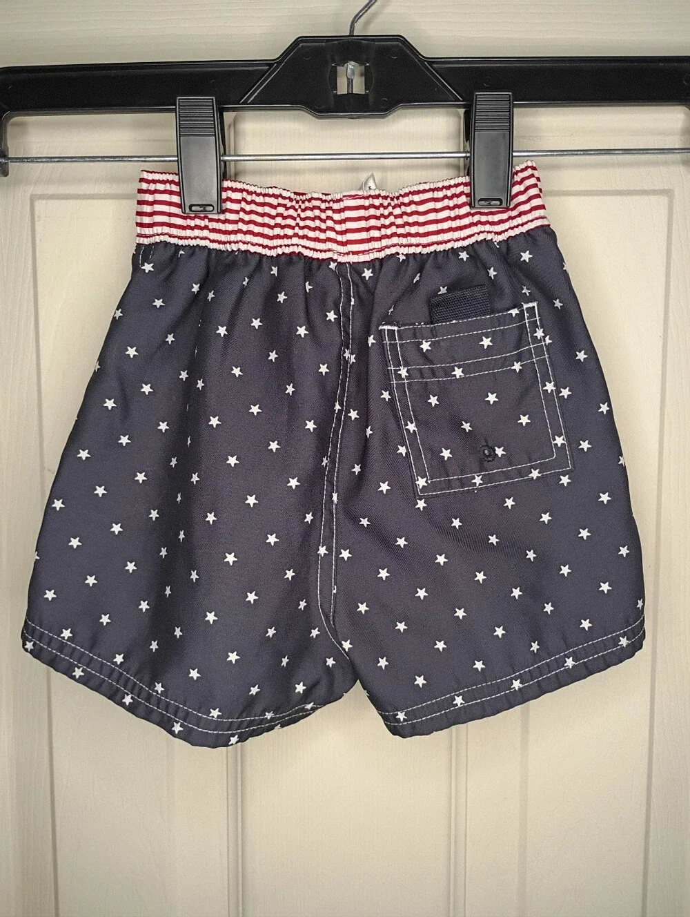 Vintage GAP Baby Boys Patriotic Swim Trunks Size 3/6M